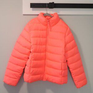 Girls Pink Puffer Jacket